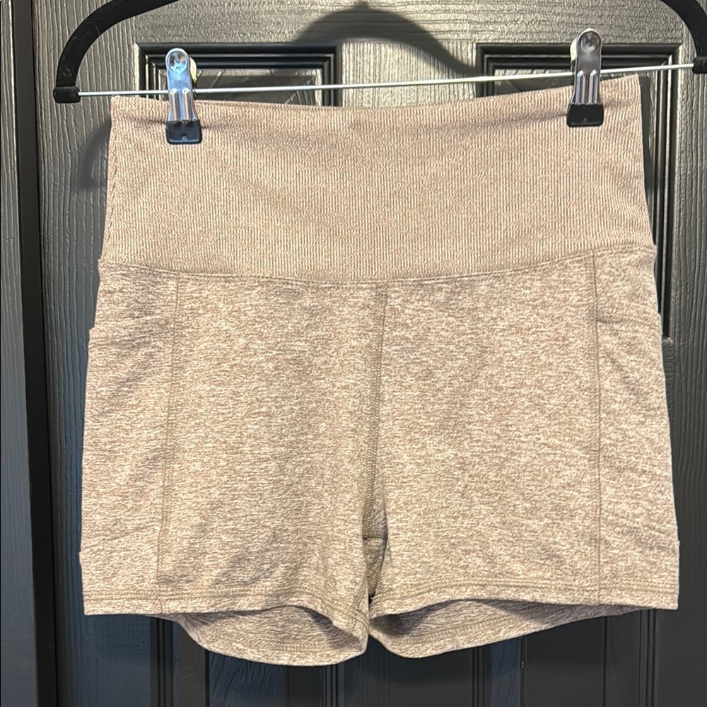 Zobha Gray Athletic Shorts Minimalist Design